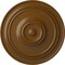 Ekena Millwork Classic Ceiling Medallion (For Canopies up to 5 1/2"), Hnd-Painted Smokey Topaz, 21 7/8"OD x 2 3/8"P CM22CLSTF - alternate 1